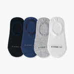 Laylo Socks // Pack of 4 // White + Black + Navy + Heather Gray (US: 12)