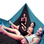 BaseCamp Hammock //  Black + Green