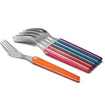 Laguiole Sens Dinner Fork Set // Set of 6 (Assorted Colors)