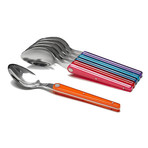 Laguiole Sens Table Spoon Set // Set of 6 (Assorted Colors)