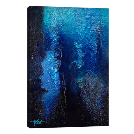 Deep Blue Coral // Michael Goldzweig (12"W x 18"H x 0.75"D)