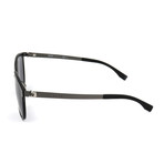 Men's 0838 Polarized Sunglasses // Matte Black+ Dark Ruthenium