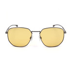 Hugo Boss // Men's 992 Sunglasses // Matte Gray + Yellow