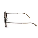 Men's 1055-S Sunglasses // Brown Horn