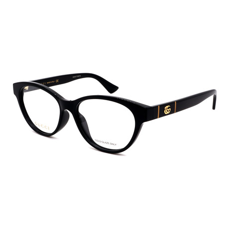 Unisex GG0766OA-001 Square Optical Glasses // Black