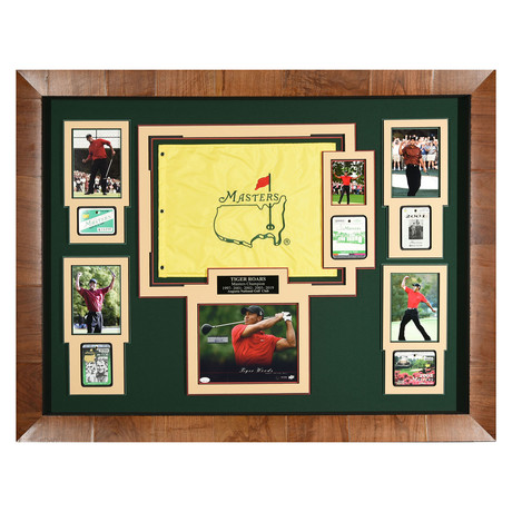 Tiger Woods // Masters Champion // Autographed Display