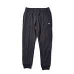 Cuffed Sweatpants With Pleat // Black (XS)