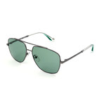 Unisex 271-S ASR-QT Sunglasses // Dark Ruthenium Green