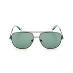Unisex 271-S ASR-QT Sunglasses // Dark Ruthenium Green