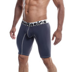 Base Layer Performance Sport 9" Boxer Brief // Gray (S)