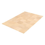 ECARPETGALLERY Cowhide Patchwork // Tan Rug // 5'0" x 7'10"