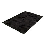 ECARPETGALLERY Cowhide Patchwork // Black Rug // 6'0" x 9'0"