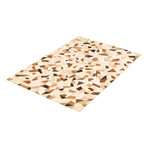 ECARPETGALLERY Cowhide Patchwork // Ivory Rug // 3'11" x 5'10"