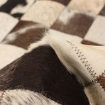 ECARPETGALLERY Cowhide Patchwork // Ivory Rug // 5'4" x 7'6"