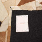 ECARPETGALLERY Cowhide Patchwork // Ivory Rug // 3'11" x 5'10"