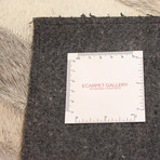 ECARPETGALLERY Cowhide Patchwork // Ivory Rug // 3'11" x 5'9"