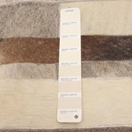 ECARPETGALLERY Cowhide Patchwork // Ivory Rug // 3'11" x 5'9"