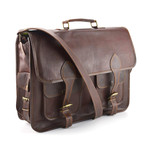 Handmade Leather Satchel + Briefcase // Vintage Style
