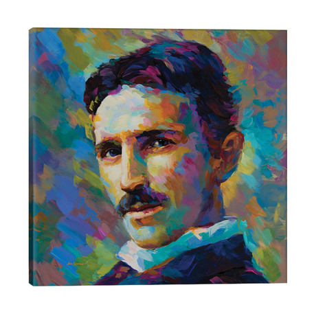 Tesla // Leon Devenice (18"W x 18"H x 1.5"D)