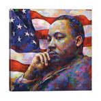 Martin Luther King Jr. // Leon Devenice (18"W x 18"H x 1.5"D)