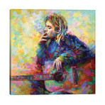 Kurt Cobain // Leon Devenice (18"W x 18"H x 1.5"D)