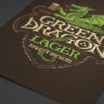 Green Dragon Lager // The Lord of Rings (11"W x 17"H)