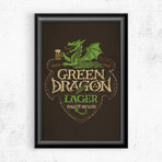 Green Dragon Lager // The Lord of Rings (11"W x 17"H)