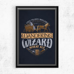 Wandering Wizard Wheat Ale // The Lord of the Rings (16"W x 20"H)