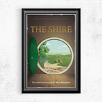 Visit the Shire // The Lord of the Rings (16"W x 20"H)