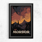 Visit Mordor // Lord of the Rings (17"H X 11"W)