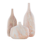 Marble Decorative Vases // Set of 3