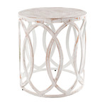 Earnshaw End Table// White