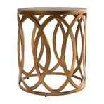 Earnshaw End Table// Brass