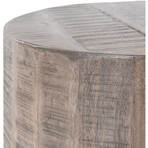 Troyes End Table // Hidden Wheels