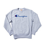 Crewneck Sweatshirt With Full Chest Logo // Oxford Gray (L)