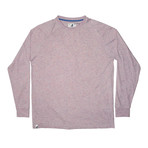 Rain Drop Yarn Long Sleeve T-shirt // Pink (L)