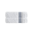 Unique Bath Towels // Set of 2 (Anthracite)