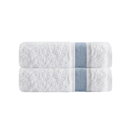 Unique Bath Towels // Set of 2 (Anthracite)