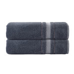 Enchasoft Bath Towel // Set of 2 (Anthracite)