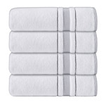 Enchasoft Bath Towels // Set of 4 (Anthracite)