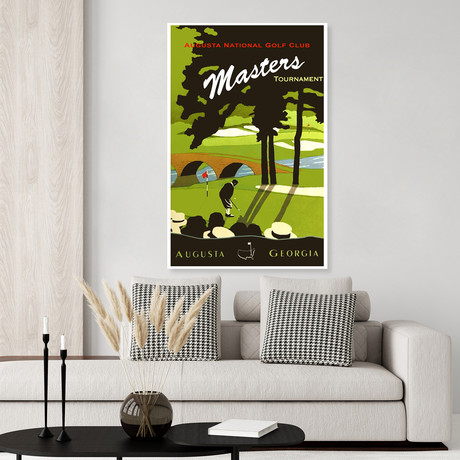 Vintage Masters // Golf Poster (17"H x 11"W x .01"D)