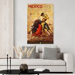 Bullfighter // Mexico Vintage Travel Poster (17"H x 11"W x .01"D)