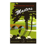 Vintage Masters // Golf Poster (17"H x 11"W x .01"D)