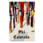 Ski Colorado // Vintage Travel Poster (17"H x 11"W x .01"D)
