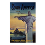 Rio De Janeiro, Pan Am // Vintage Travel Poster (17"H x 11"W x .01"D)