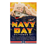 Navy Day // Vintage Poster (17"H x 11"W x .01"D)