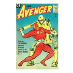 The Avenger // Vintage Comic (17"H x 11"W x .01"D)