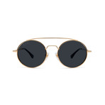 Unisex 50-50 Sunglasses // Black + Gold