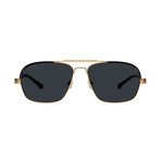 Unisex Avian Sunglasses // Black + 24k Gold