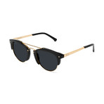 Unisex Del Rey Sunglasses // Black + Gold